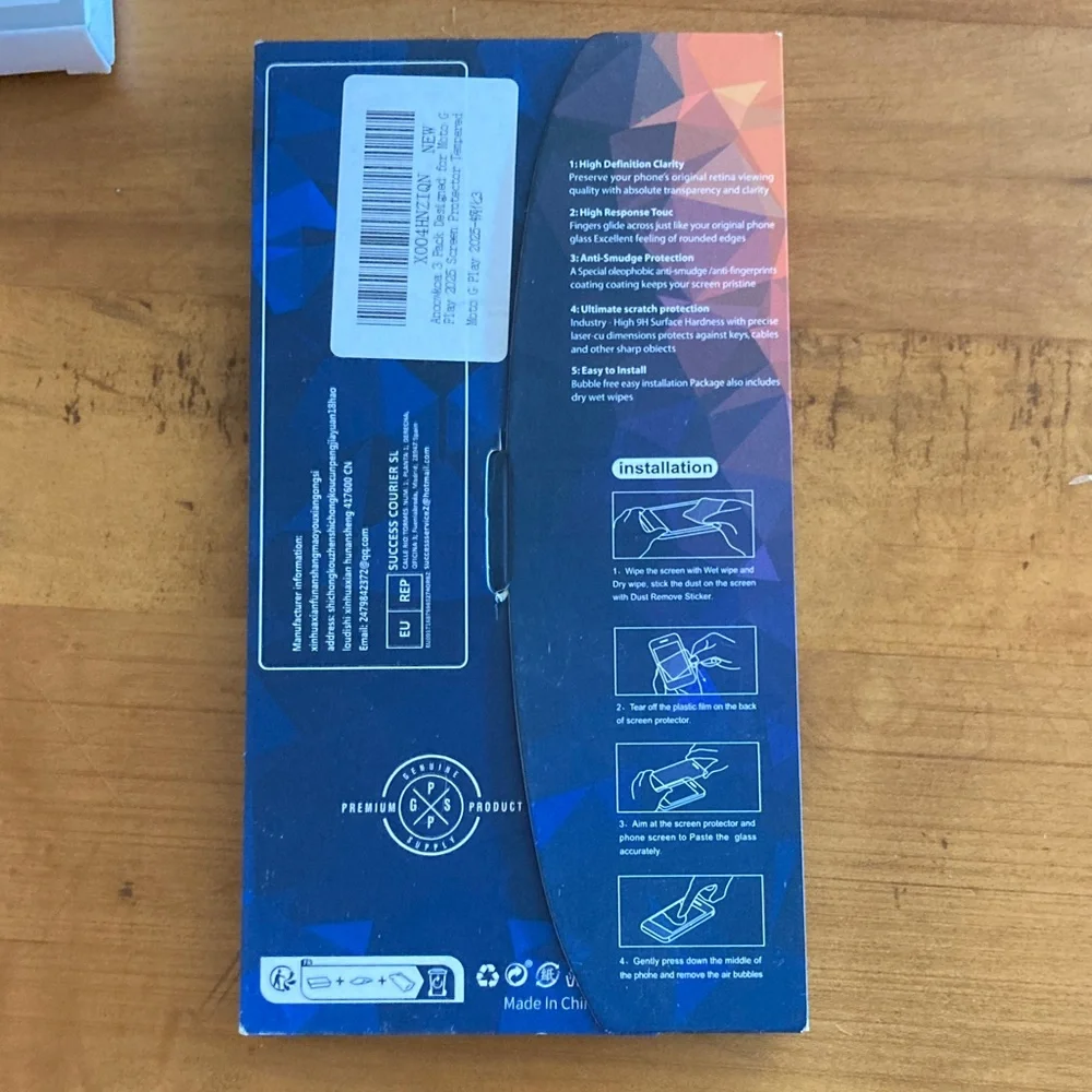 For Moto G Power 2025 2.5D Tempered Glass Screen Protector (3 Per Pack) #0036